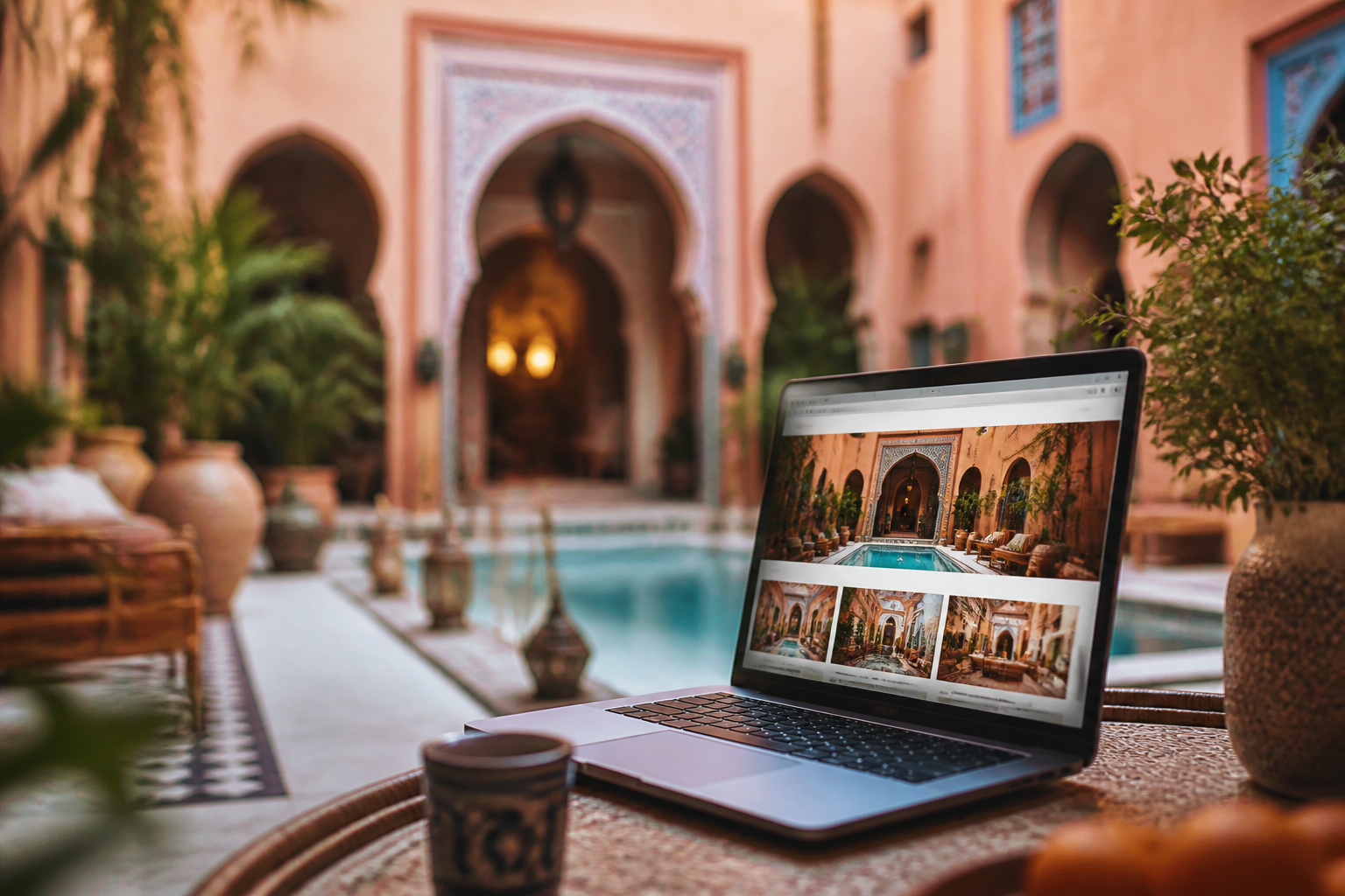 Site web hôtel riad Maroc