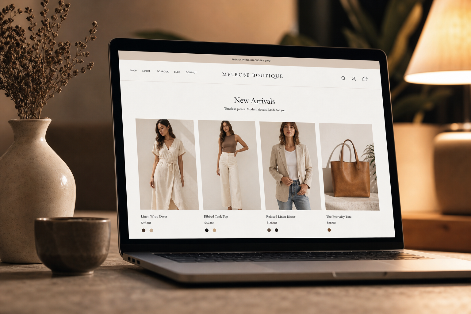 Démo : boutique en ligne WordPress