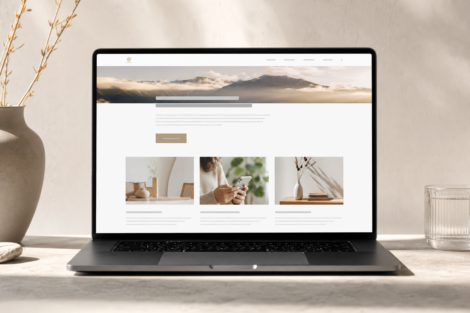 Exemple de site WordPress créé par GoServicesWeb
