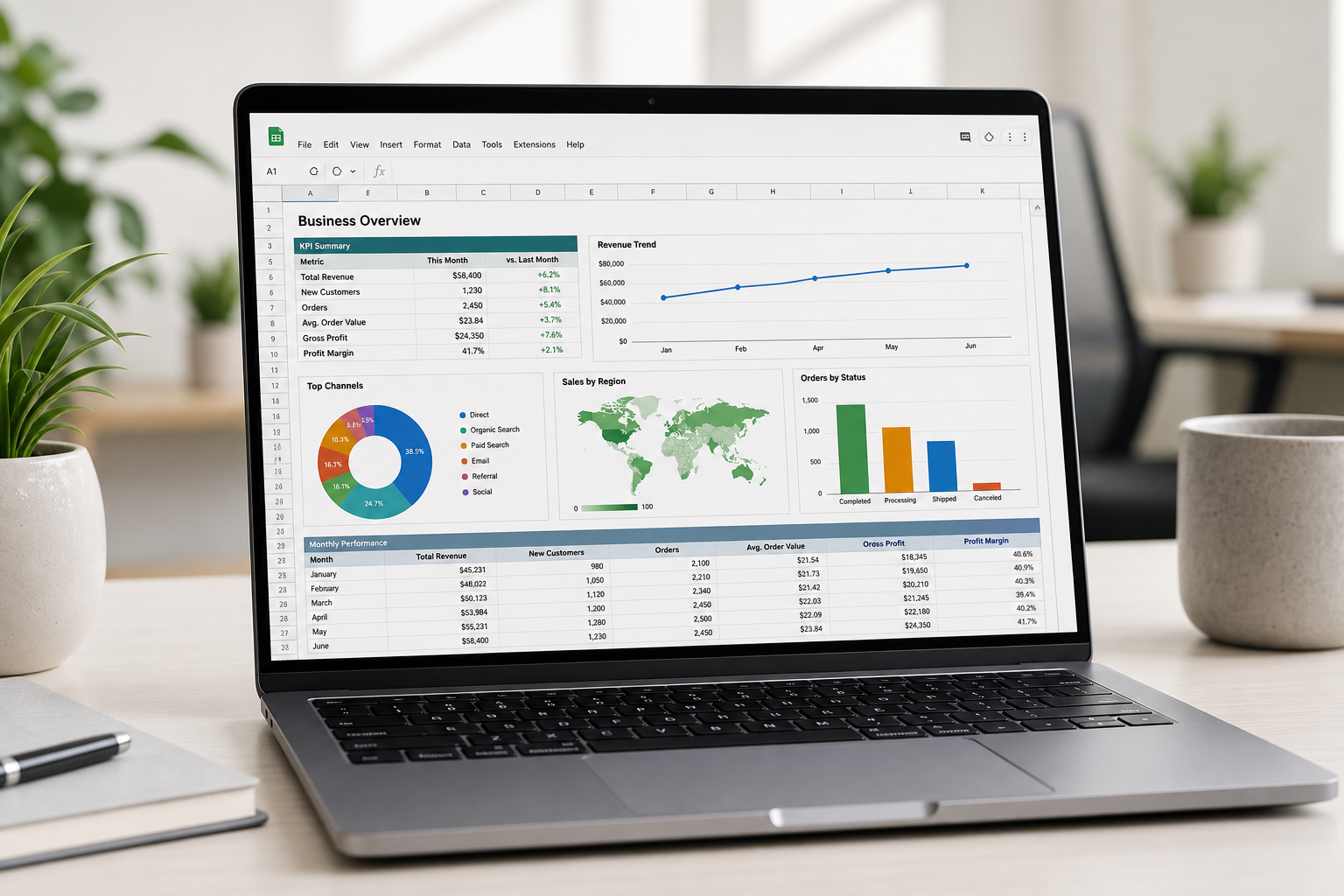 Outils Google Sheets